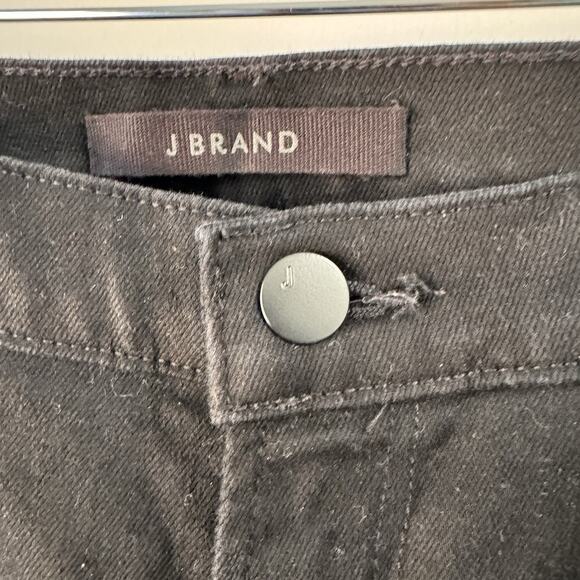 J Brand Size 26 Women's Black Teagan Straight High Rise Jeans Classic Rock - Picture 7 of 10